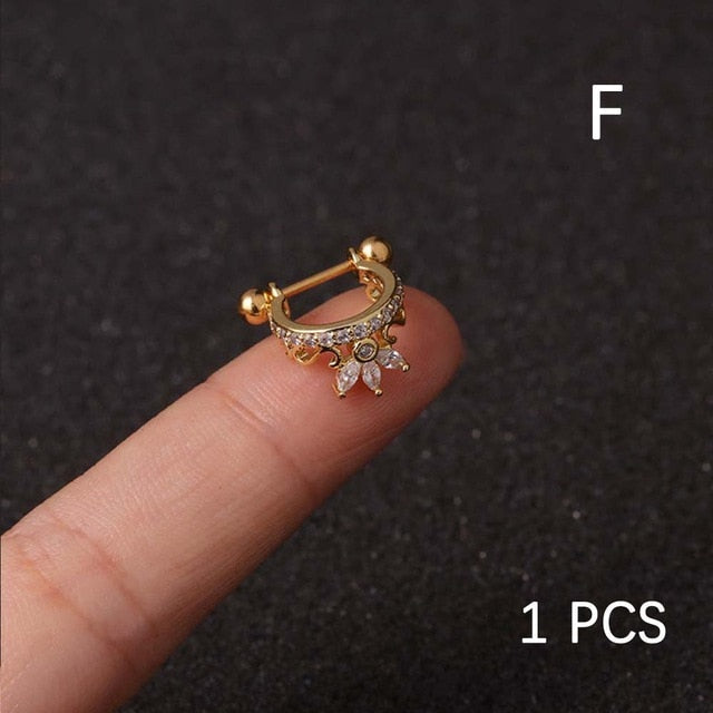 Stainless Steel Ear Piercing Barbell Earring