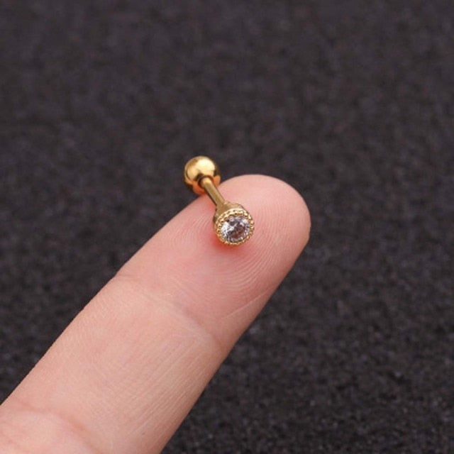 Stainless Steel Ear Piercing Barbell Earring