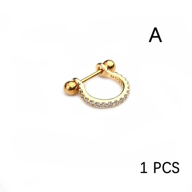 Stainless Steel Ear Piercing Barbell Earring