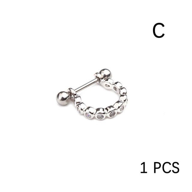 Stainless Steel Ear Piercing Barbell Earring