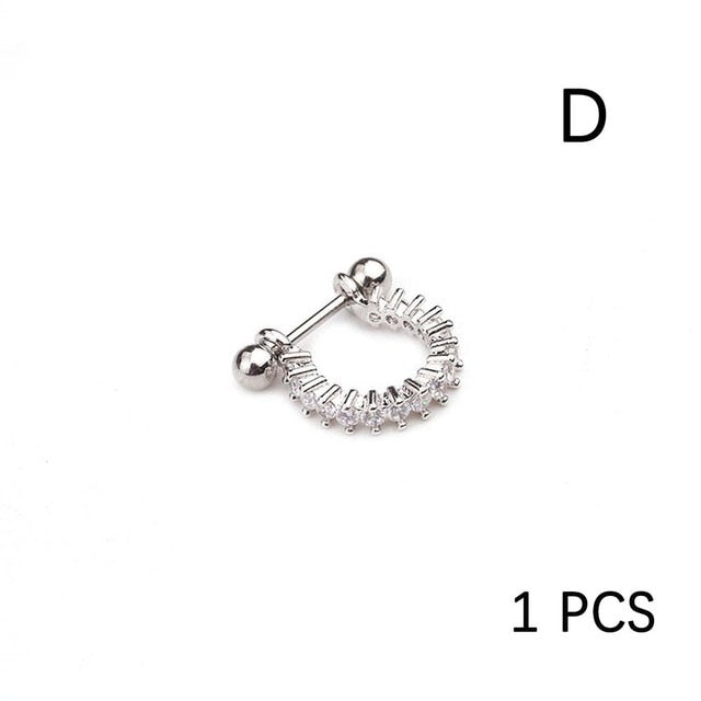 Stainless Steel Ear Piercing Barbell Earring