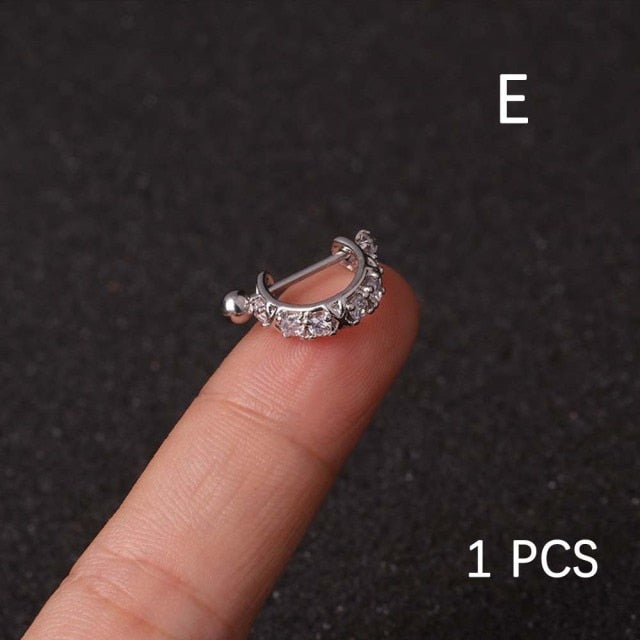 Stainless Steel Ear Piercing Barbell Earring