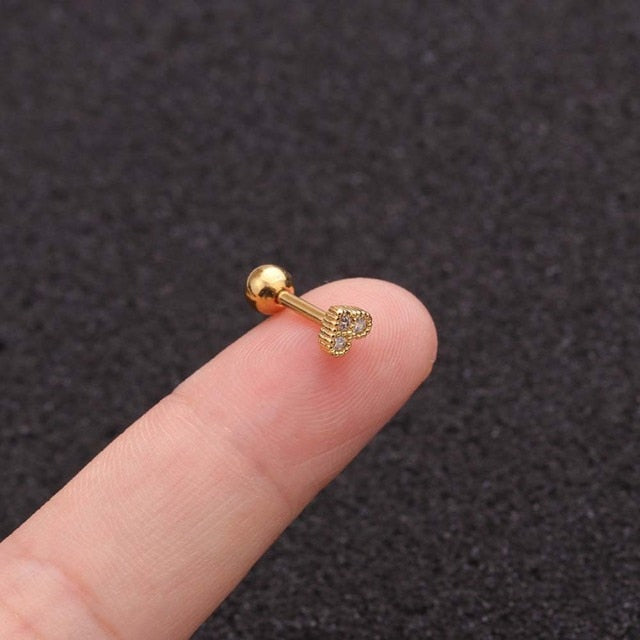 Stainless Steel Ear Piercing Barbell Earring