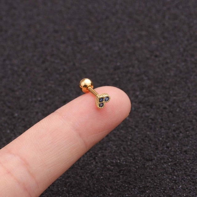 Stainless Steel Ear Piercing Barbell Earring