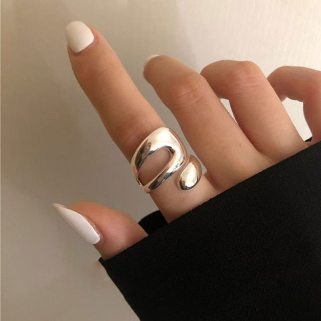 100% 925 Sterling Silver Open Ring