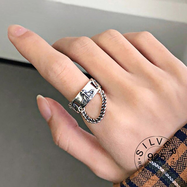 100% 925 Sterling Silver Open Ring
