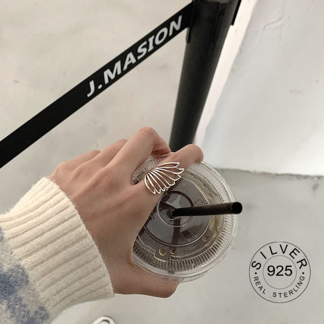 100% 925 Sterling Silver Open Ring
