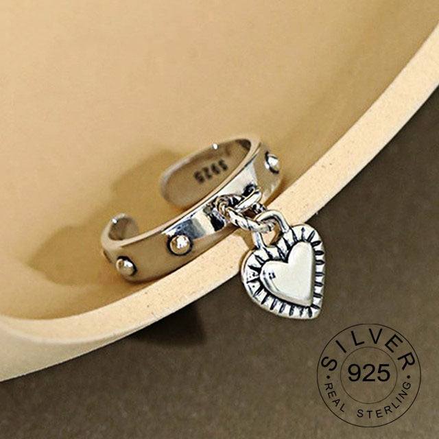 100% 925 Sterling Silver Open Ring