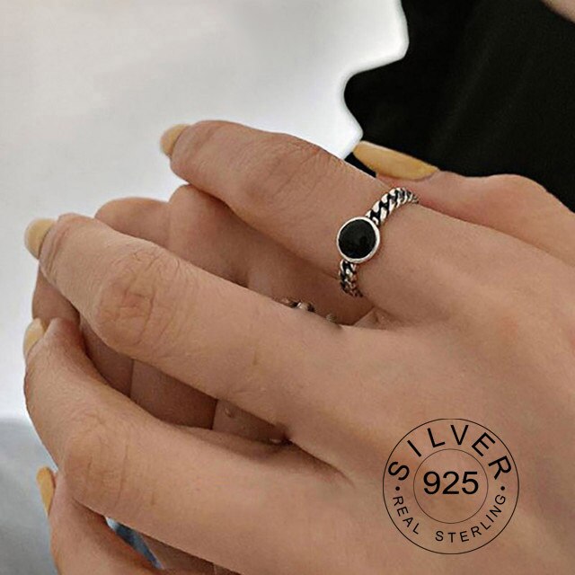 100% 925 Sterling Silver Open Ring