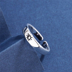 925 Sterling Silver Female Resizable Opening Rings