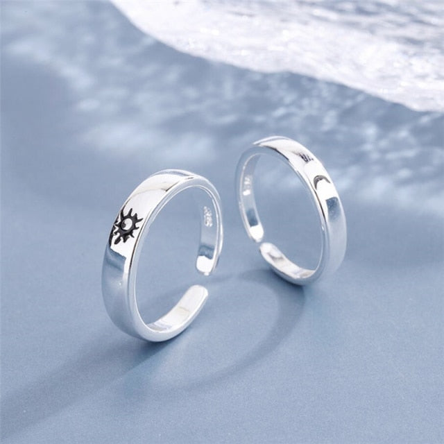 925 Sterling Silver Female Resizable Opening Rings