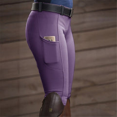 Seamless Leggings Riding Pants Exercise Solid High Waist Sports Riding Equestrian Trousers Leggings Sport Fitness Push Up