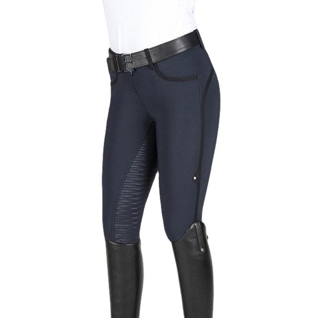 Pants Fashion High Waist Horse Riding Pants Equestrian Breeches Skinny Trousers High Elastic Solid Color Women&#39;s Pants