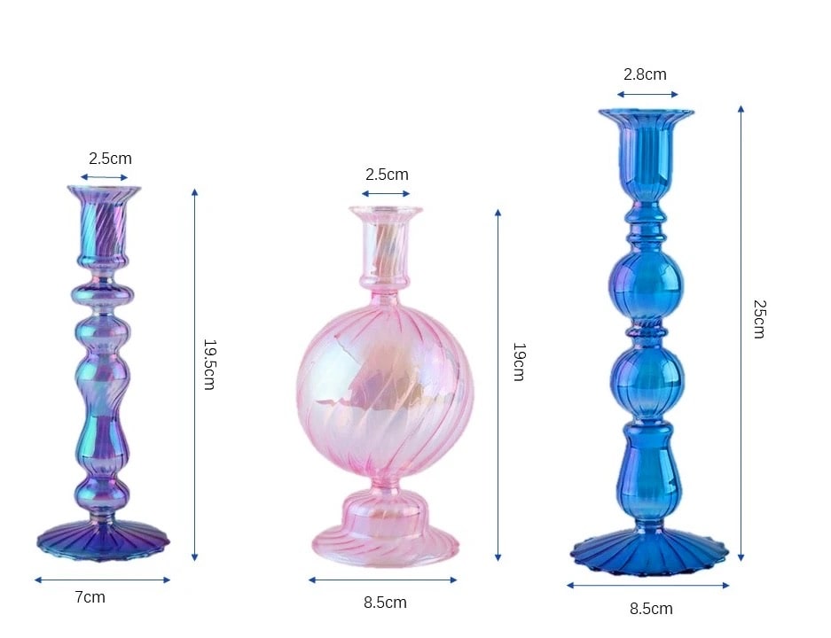 Purple Glass Vases