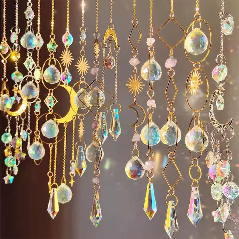 Crystal Moon Suncatcher