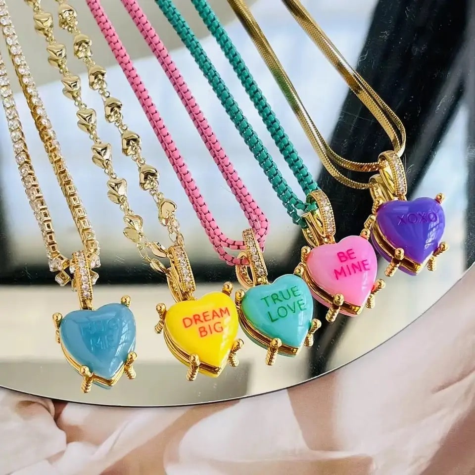 Colorful Heart Pendant