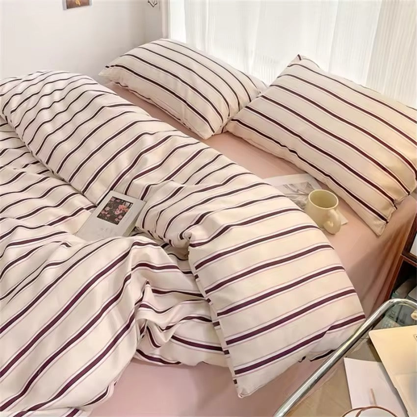 Nordic Stripe Bedding Set