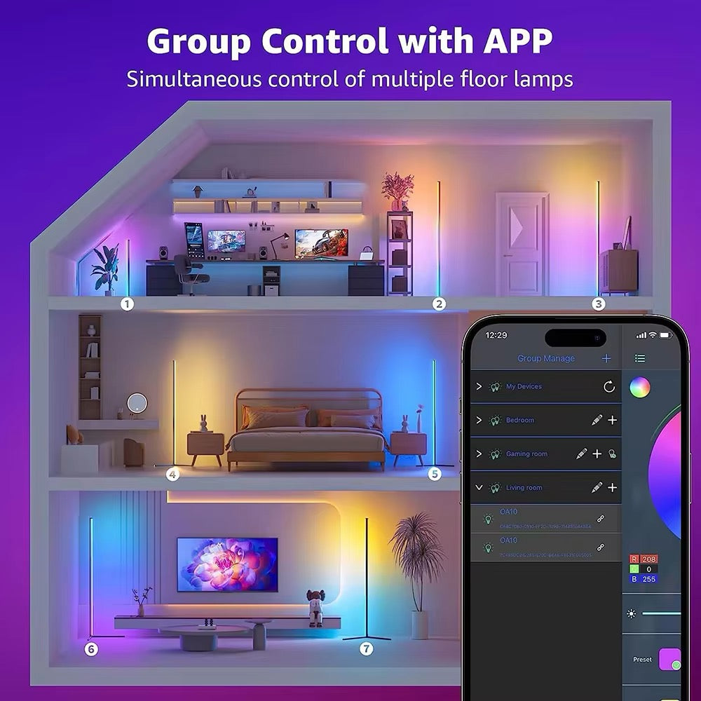 Smart LED Floor Lamp