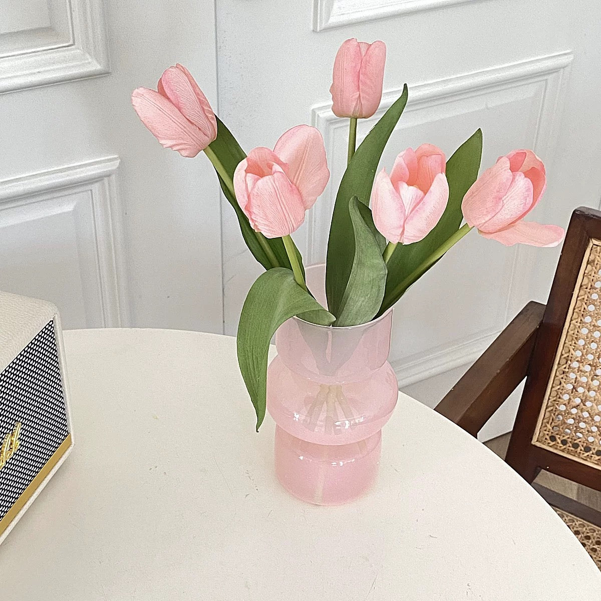 Pink Glass Vase