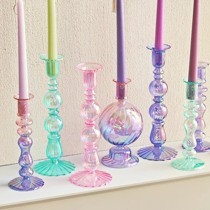Purple Glass Vases