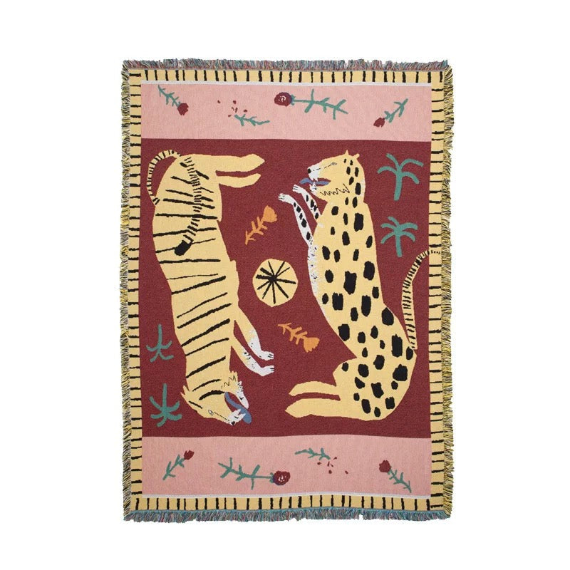 Boho Tiger Tapestry