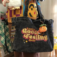 Happy Canvas Bag