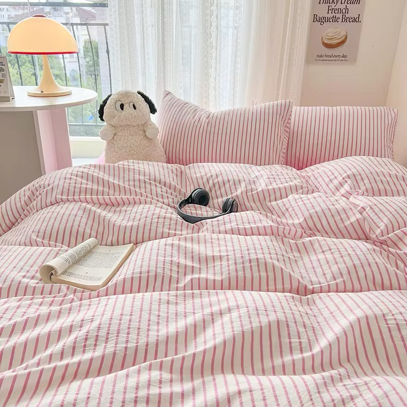 Pink Cozy Bedding Set