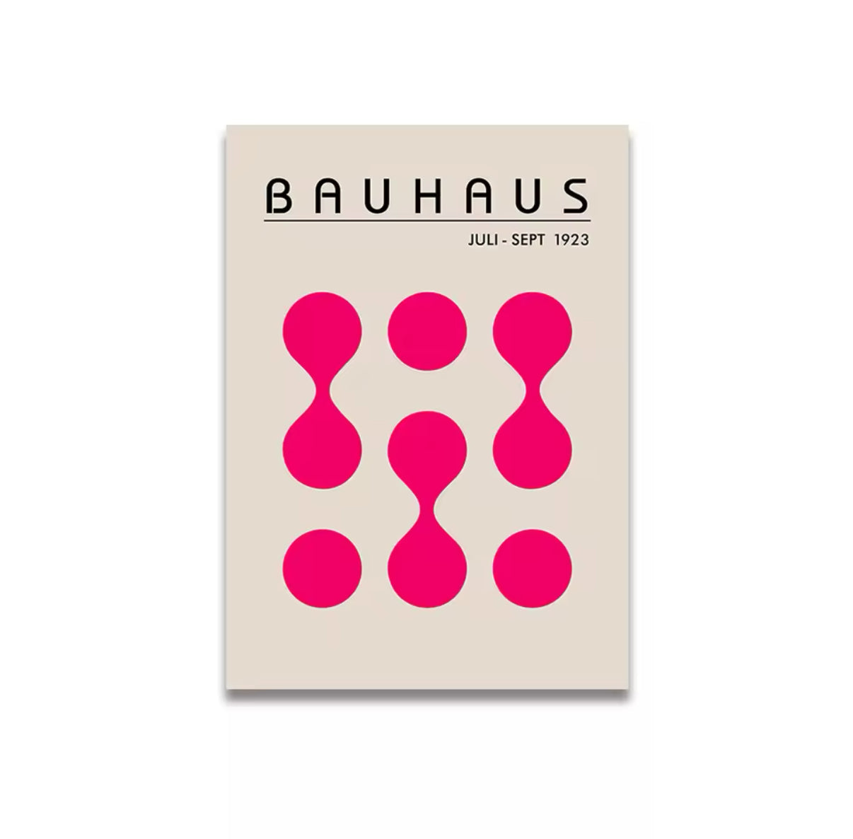 Vintage Pink Canvas Poster