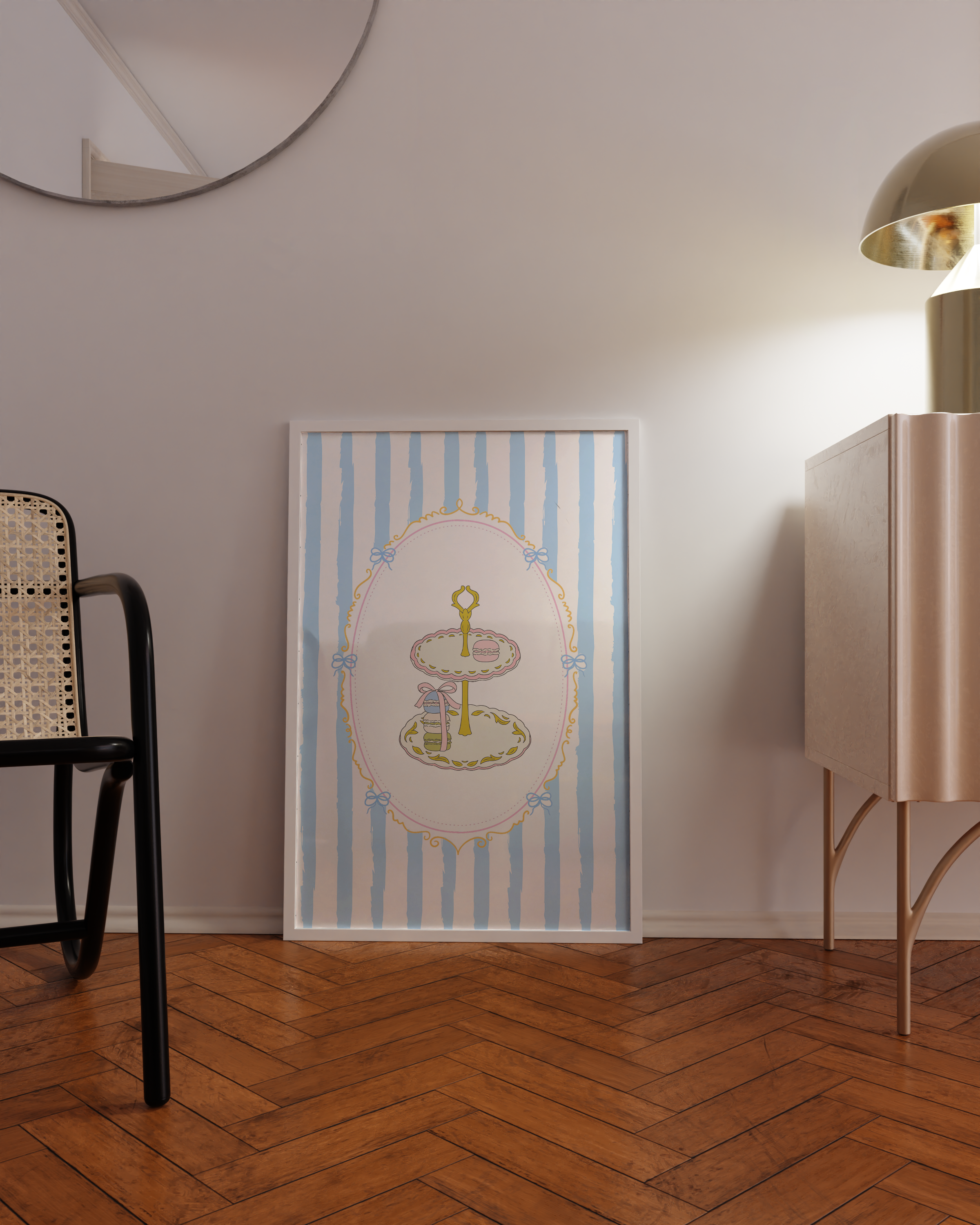 Pastel Bunny Poster Set