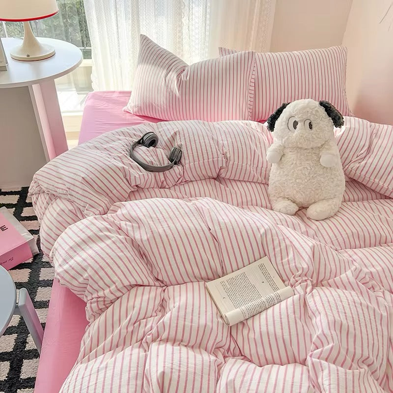 Pink Cozy Bedding Set