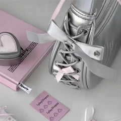 Y2K Korean Silver Bag