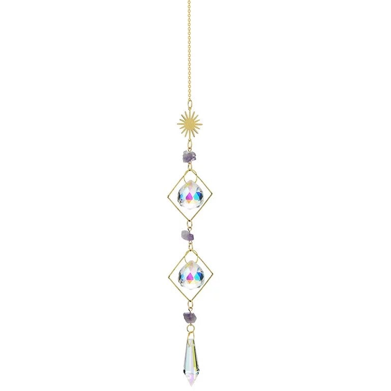 Crystal Moon Suncatcher