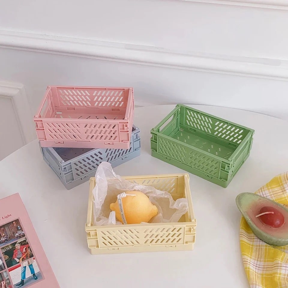 Pastel Storage Crates
