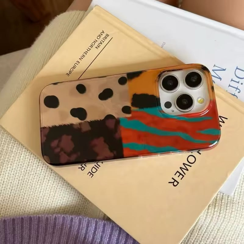 Retro Leopard iPhone Case