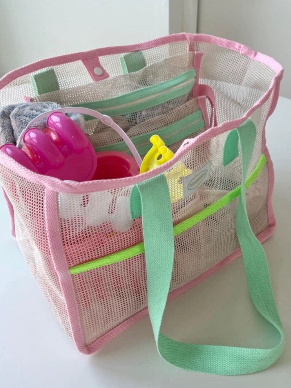 Pink Beach Bag