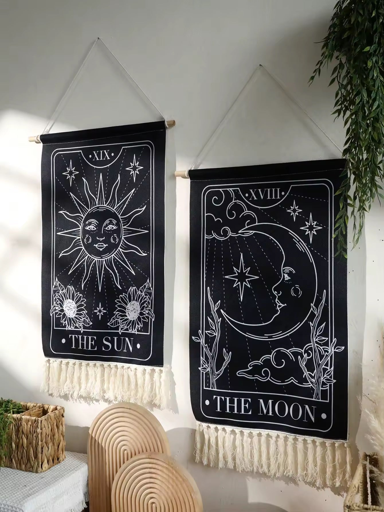 Sun & Moon Tarot Tapestry