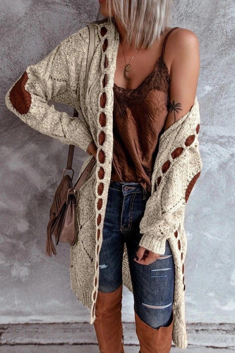 Knitwear New Hot Selling Long-Sleeved Cardigan Sweater Lace
