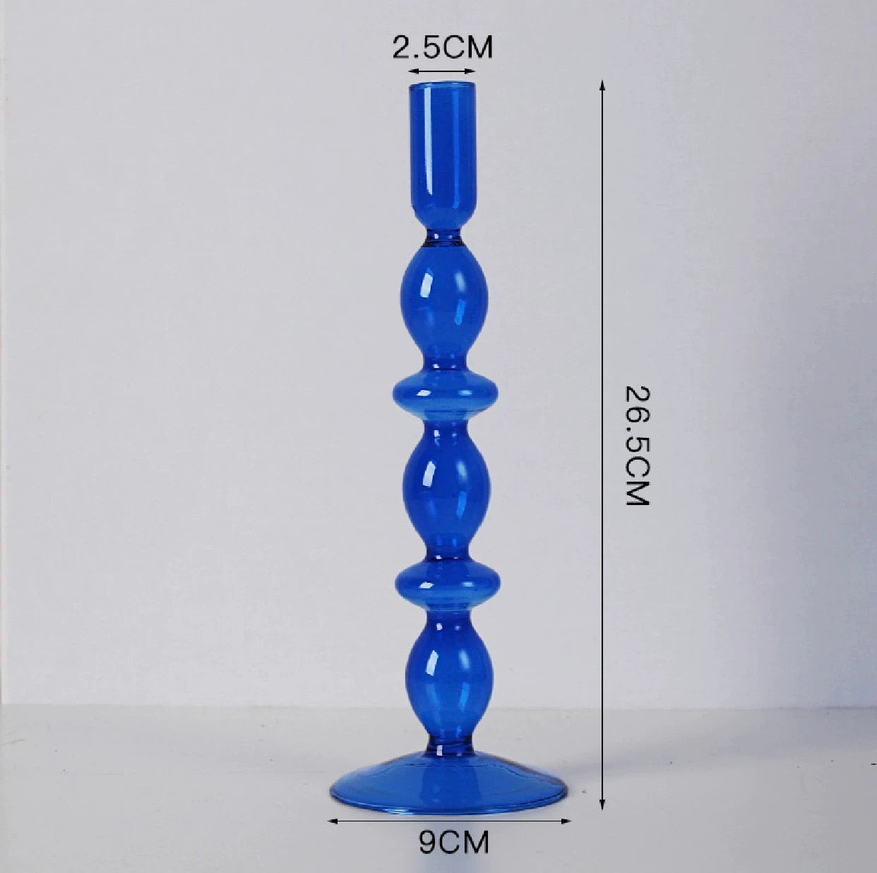 Blue Candle Holder Vase