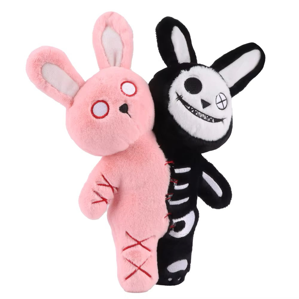 Gothic Skull Rabbit Plush Toy