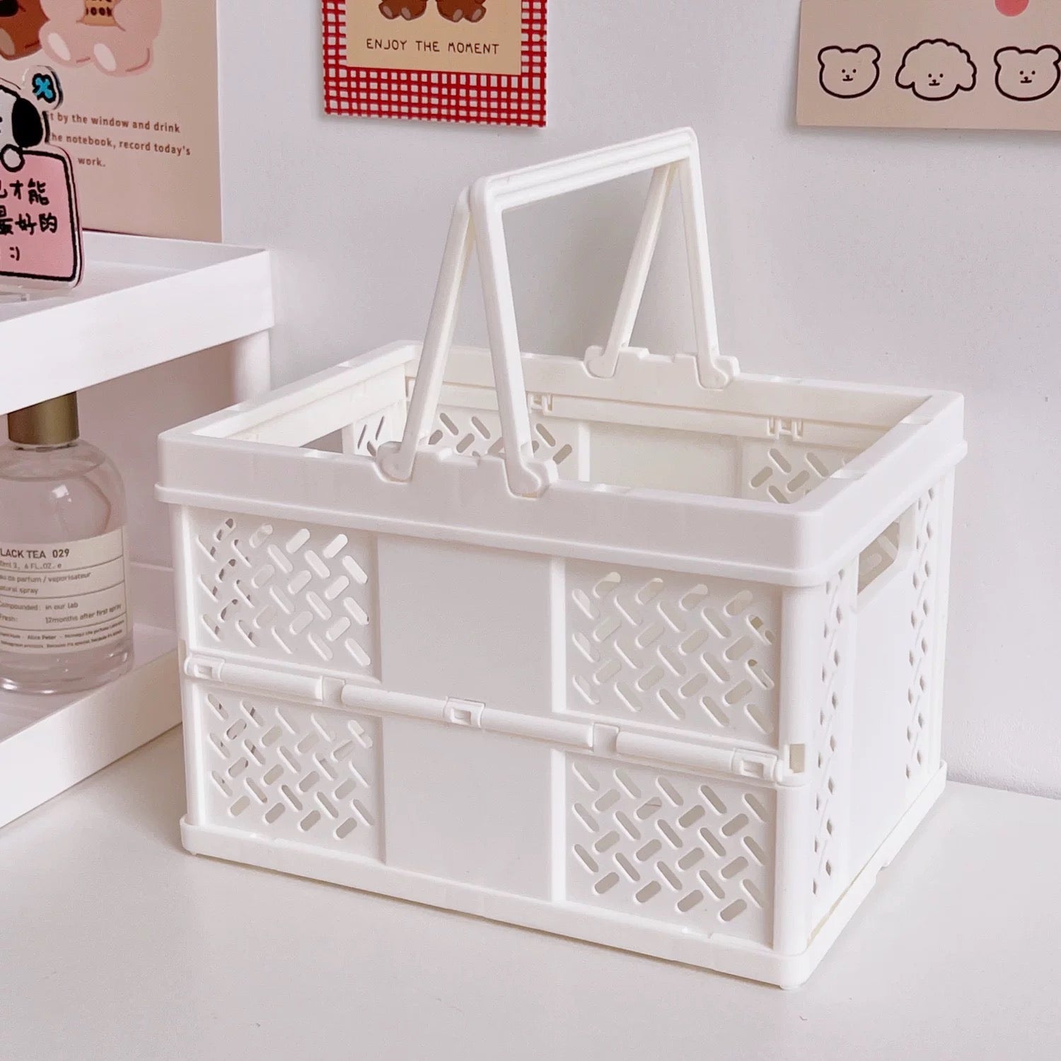 Pastel Folding Storage Basket
