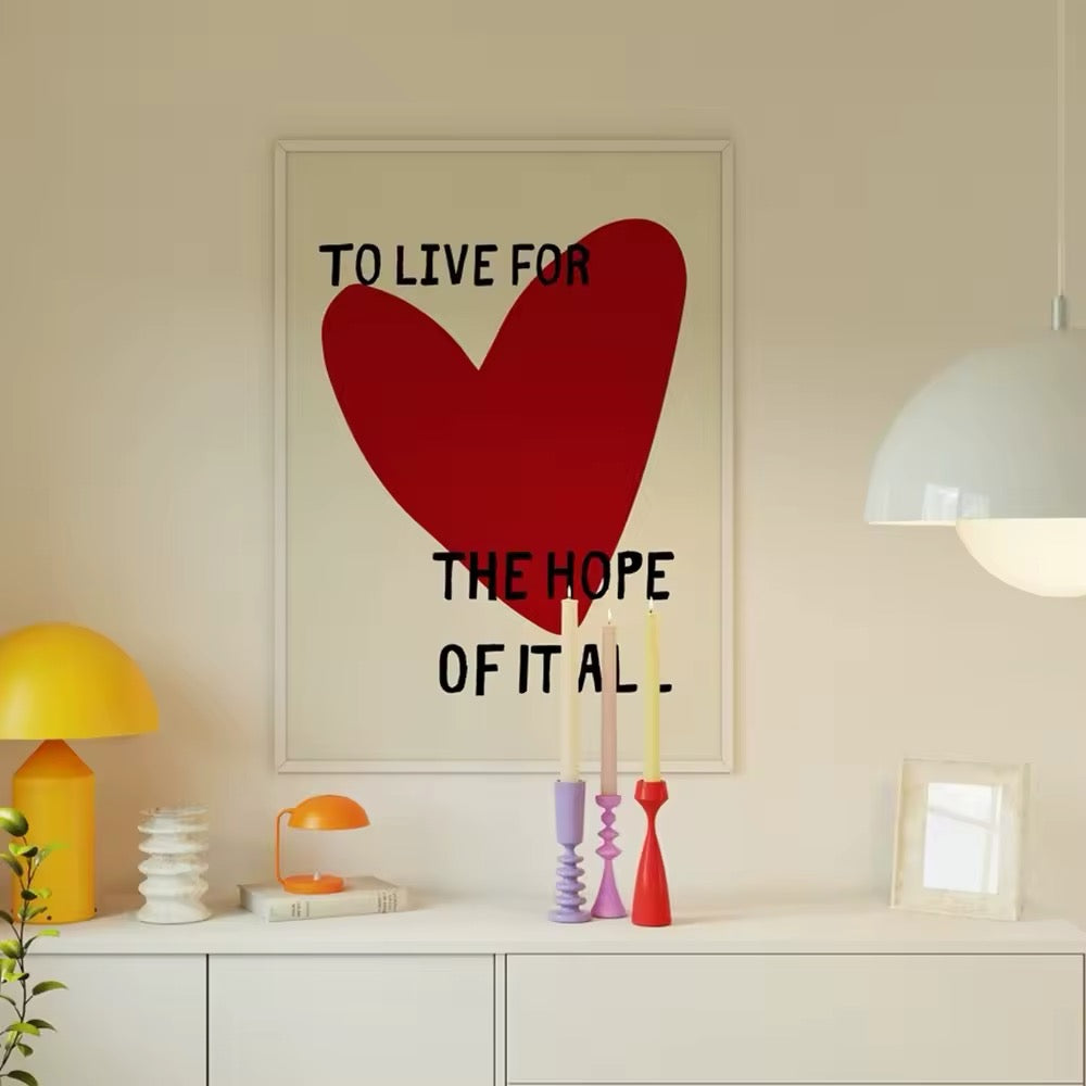 Red Heart Poster
