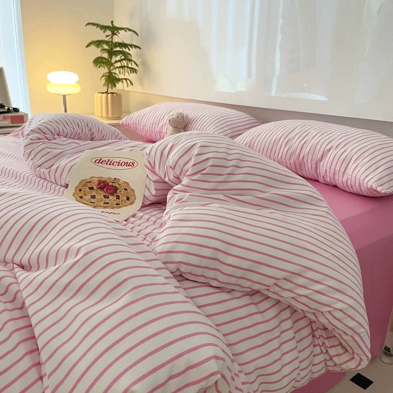 Pink Cozy Bedding Set