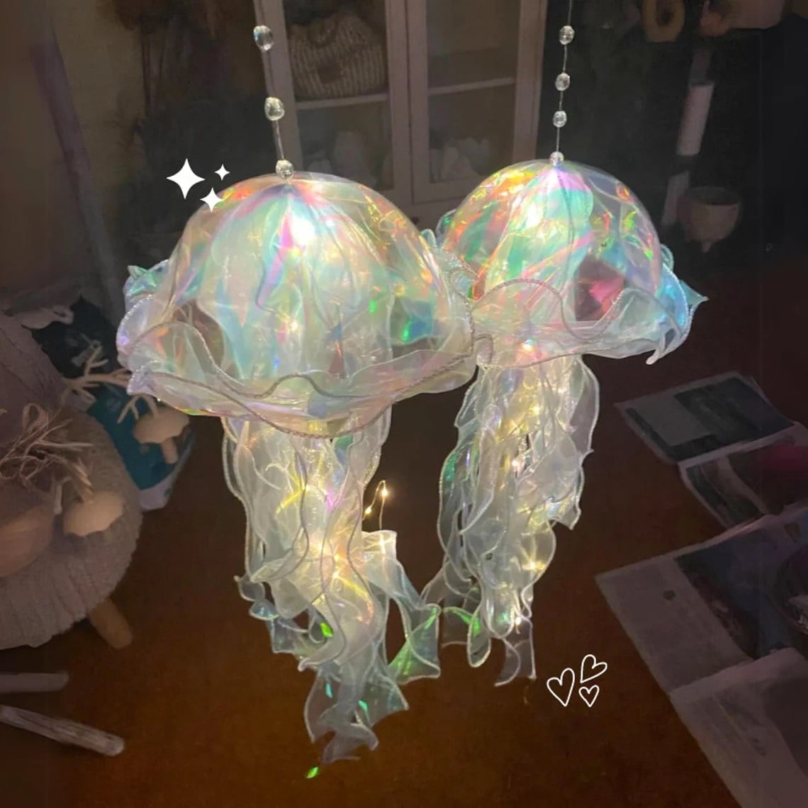 LED Jellyfish Lamp