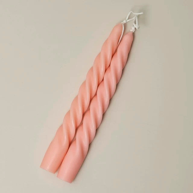 2 pc Spiral Candles