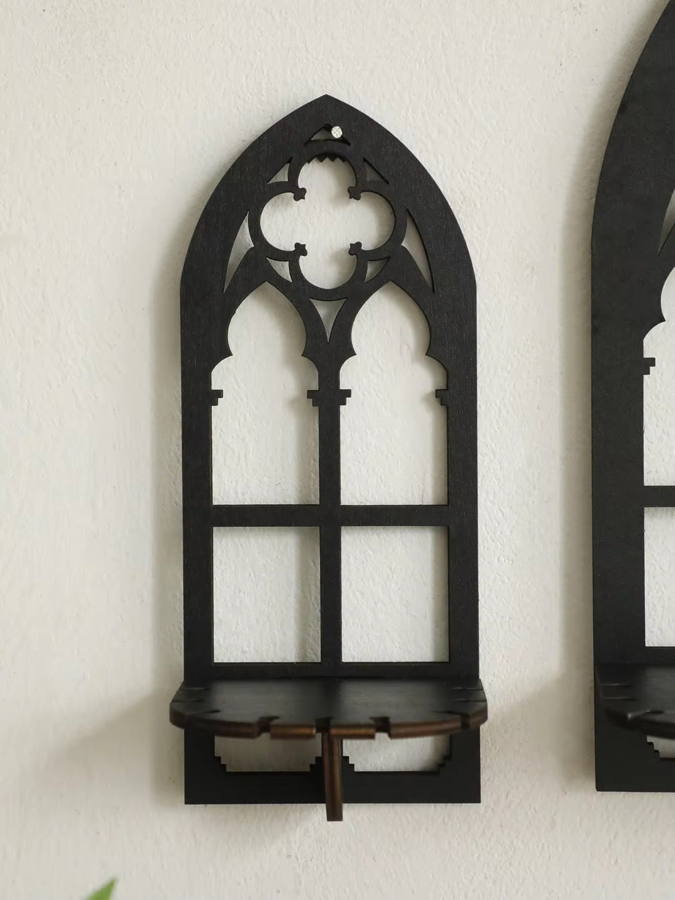 Gothic Wooden Arch Shelf
