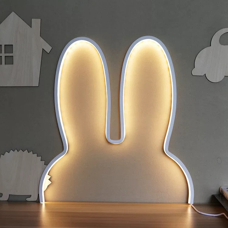 Rabbit Neon LED Night Light
