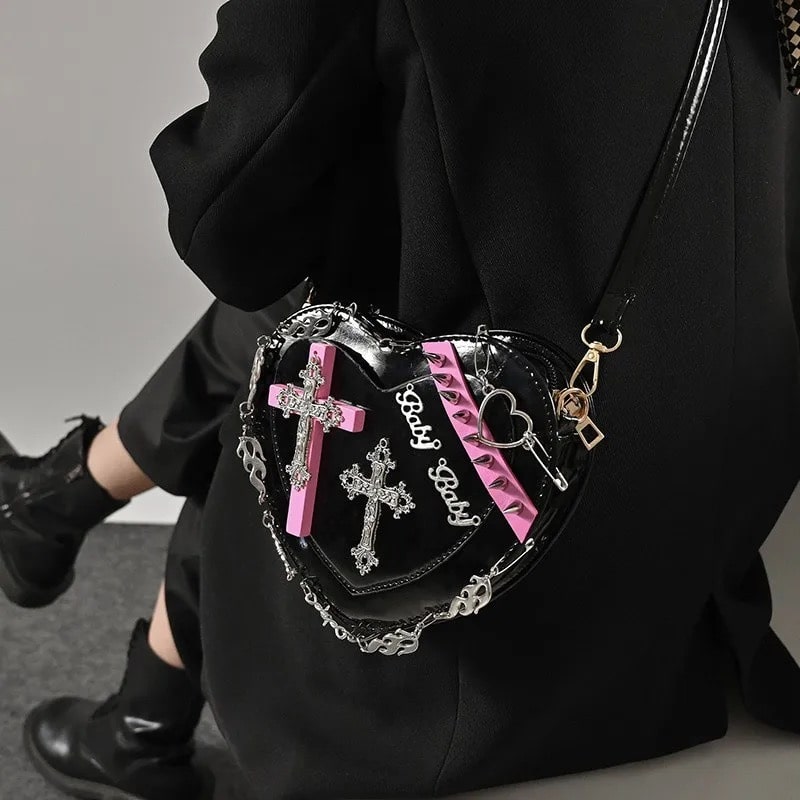 Gothic Heart Bag