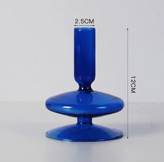 Blue Candle Holder Vase
