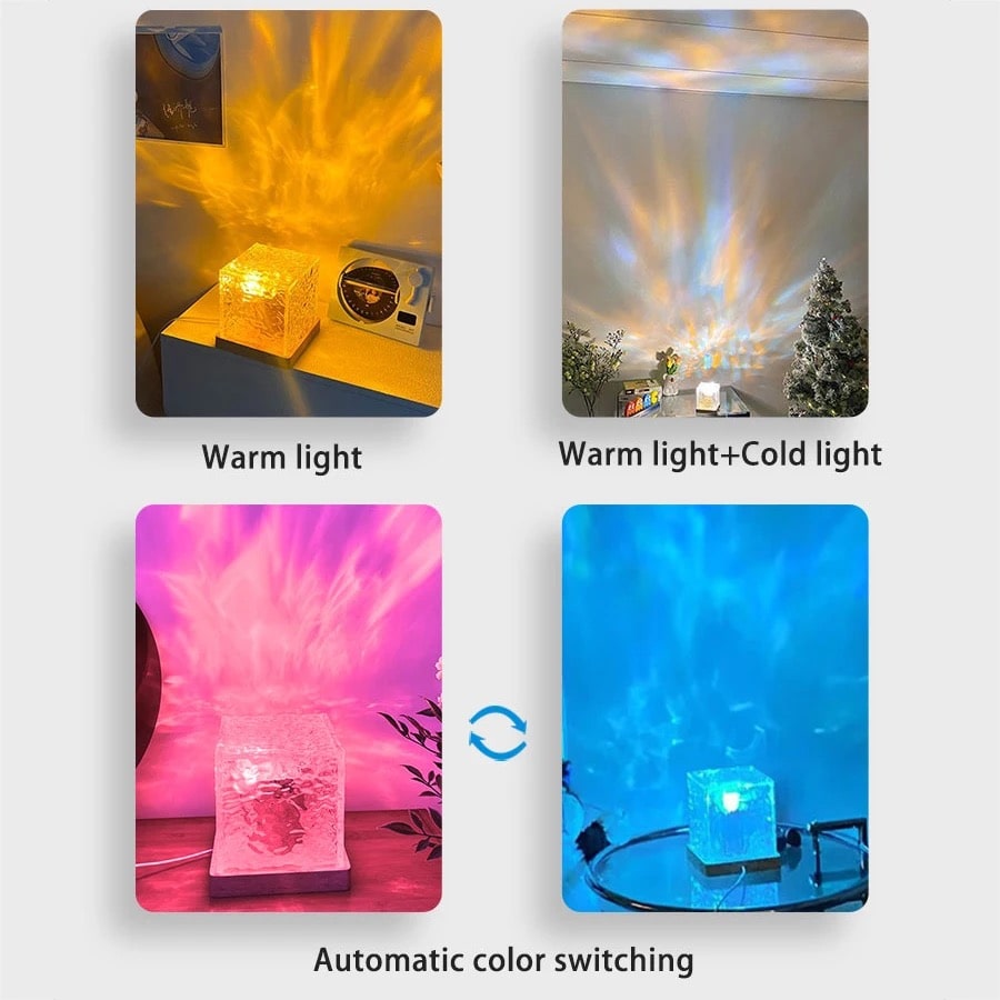 Crystal Projector Table Lamp
