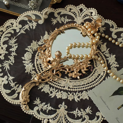 Vintage Handheld Makeup Mirror